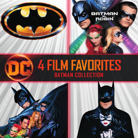 4 Film Favorites Batman Collection (1989-1997) [MA 4K]